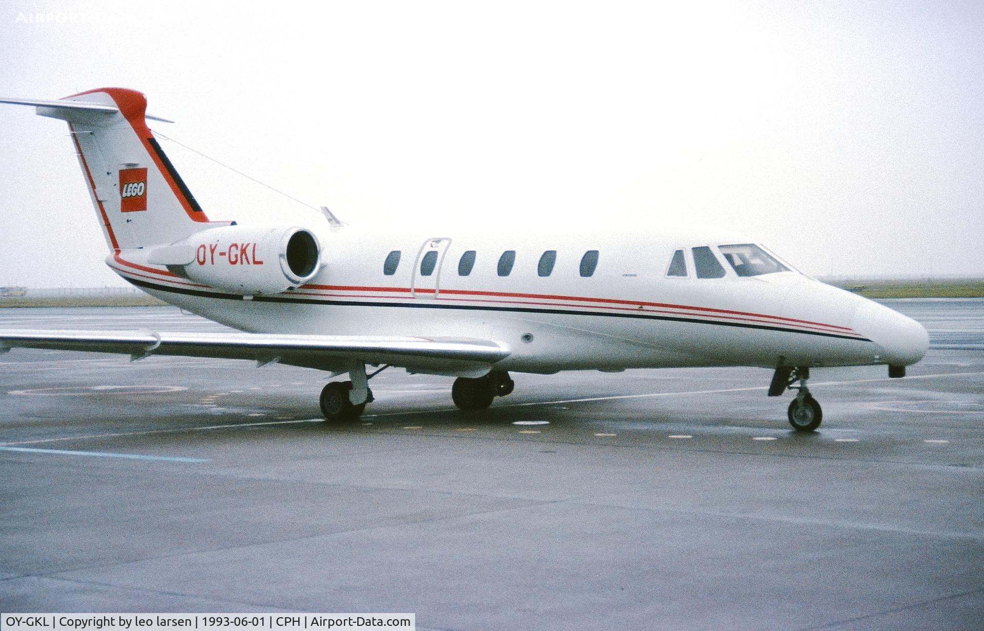 OY-GKL, 1984 Cessna 650 Citation III C/N 650-0043, Copenhagen 1.6.1993
