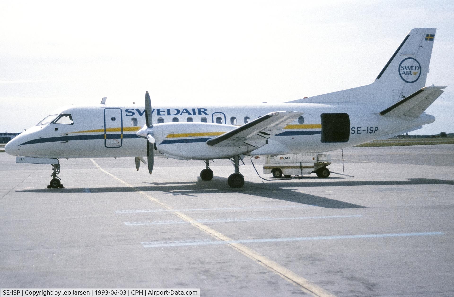 SE-ISP, 1984 Saab-Fairchild SF340 C/N 340A-015, Copenhagen 3.6.1993