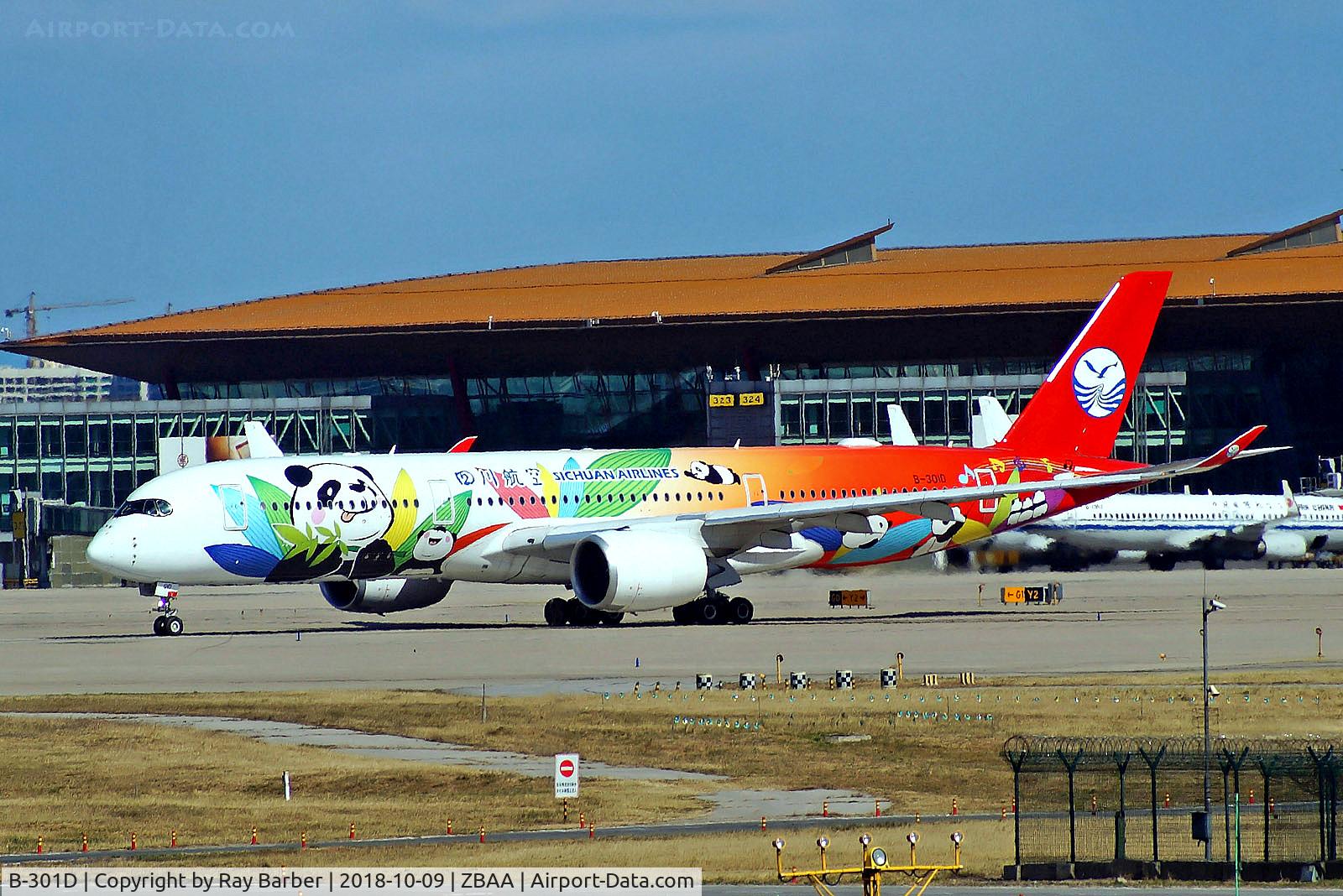 B-301D, 2016 Airbus A350-941 C/N 060, B-301D   Airbus A350-941 [060] (Sichuan Airlines) Beijing Capital Int'l~B 09/10/2018