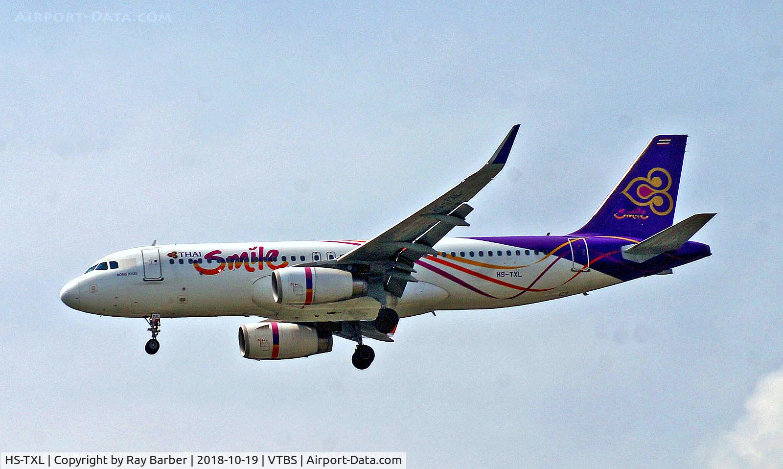 HS-TXL, 2013 Airbus A320-232 C/N 5951, HS-TXL   Airbus A320-232 [5951] (Thai Smile Air) Bangkok Suvarnabhumi Int'l~HS 19/10/2018