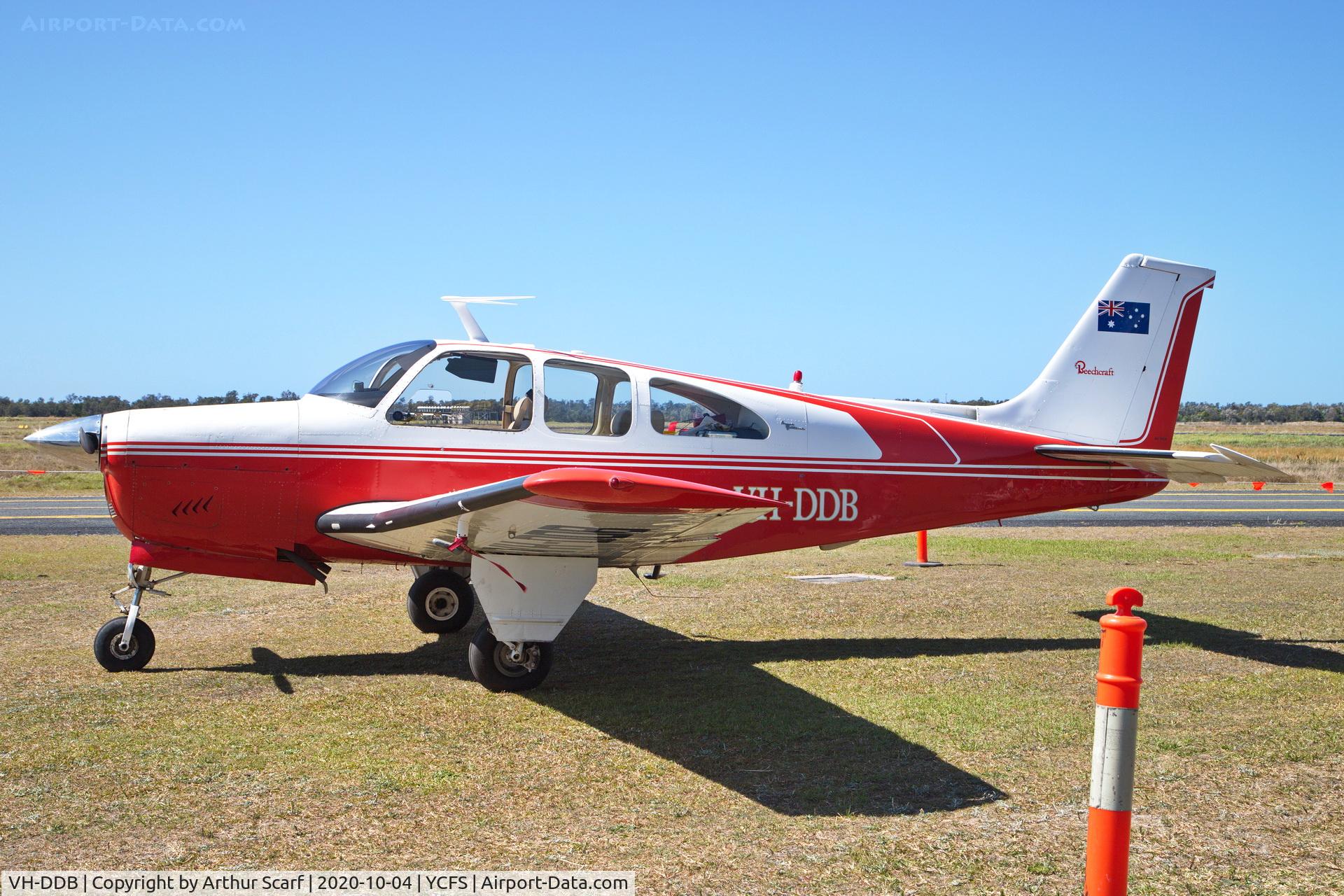 VH-DDB, 1967 Beech 35-C33 Debonair C/N CD-1106, Coffs Harbour Aero Club open day October 2020