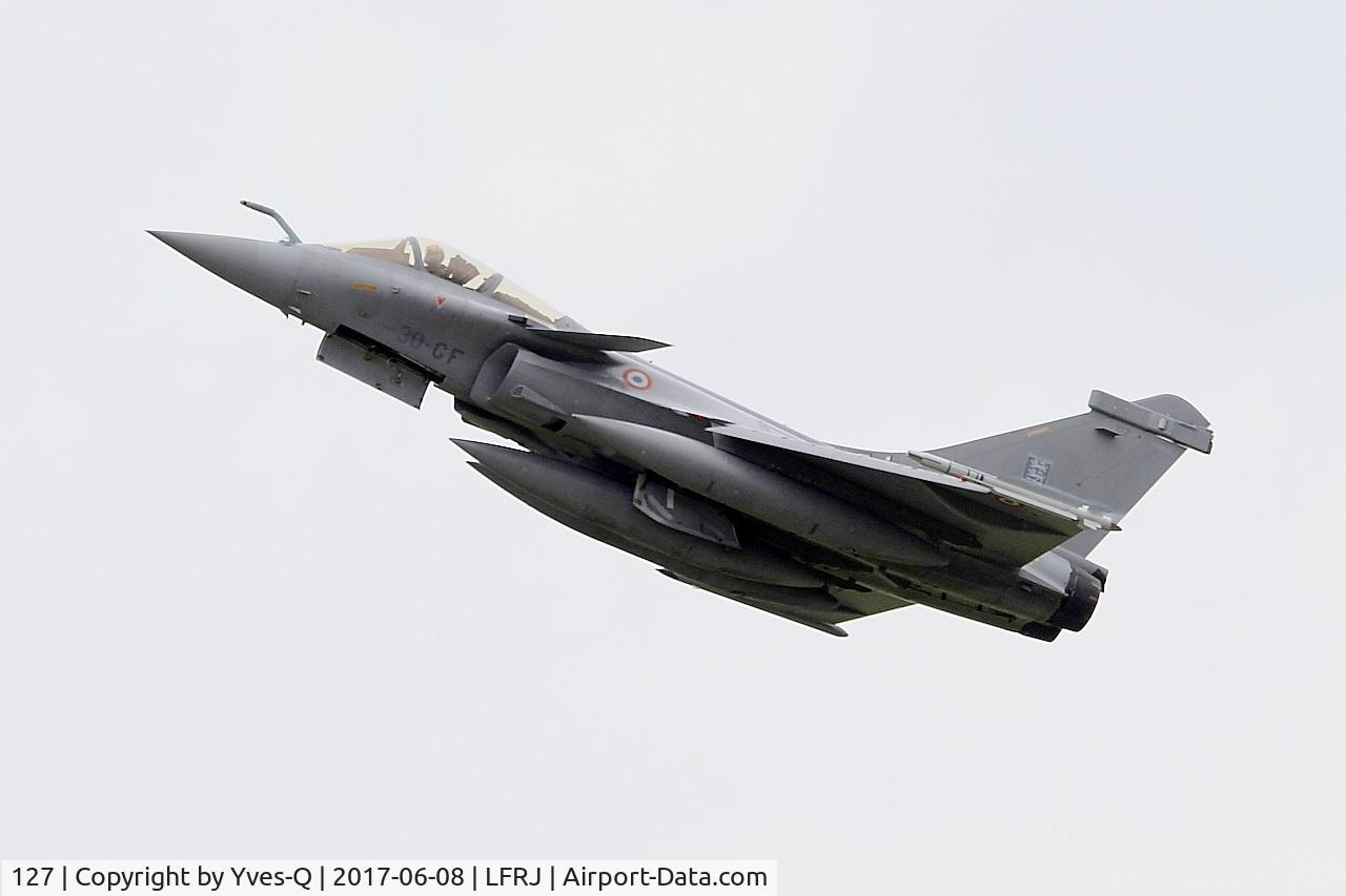 127, Dassault Rafale C C/N 127, Dassault Rafale C, Take off rwy 26 , Landivisiau Naval Air Base (LFRJ) Tiger Meet 2017