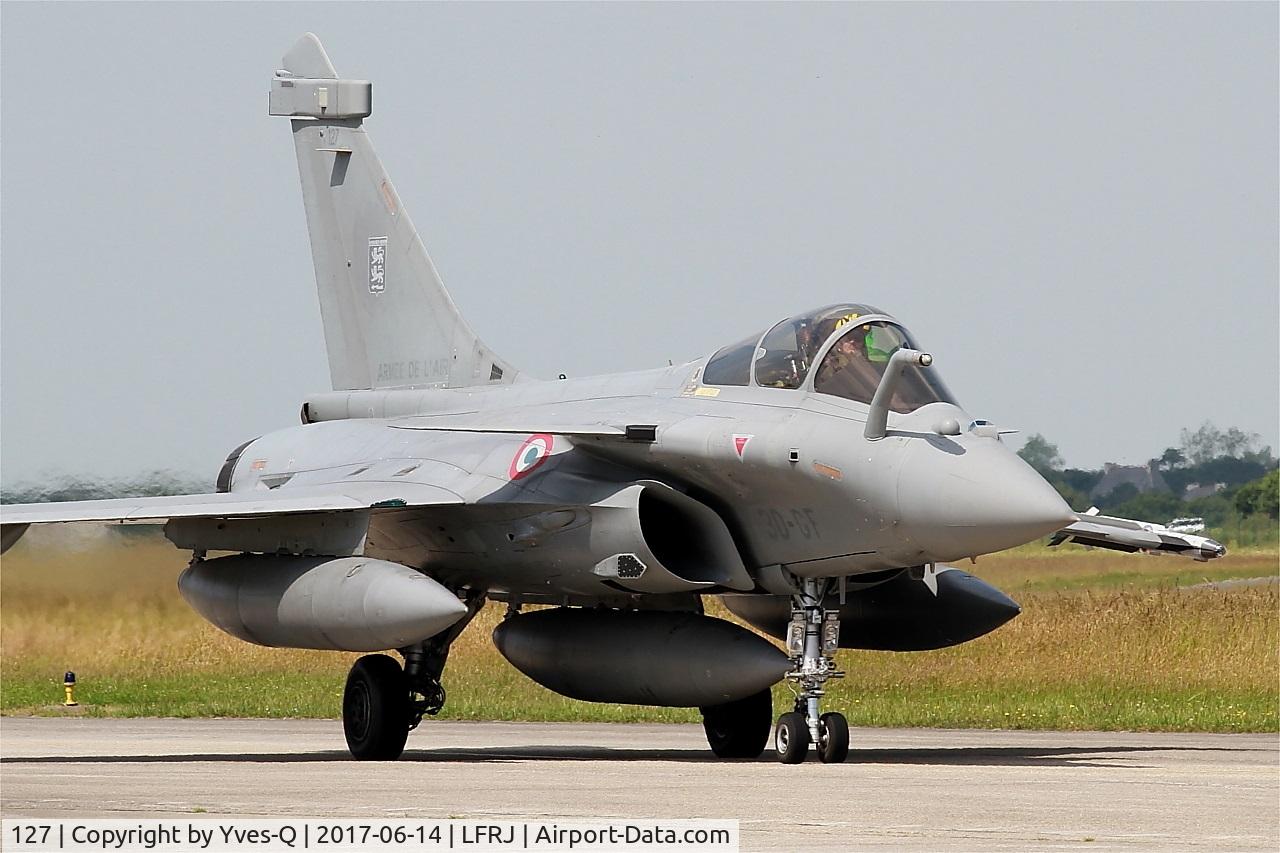 127, Dassault Rafale C C/N 127, Dassault Rafale C, Taxiing to flight line, Landivisiau Naval Air Base (LFRJ) Tiger Meet 2017