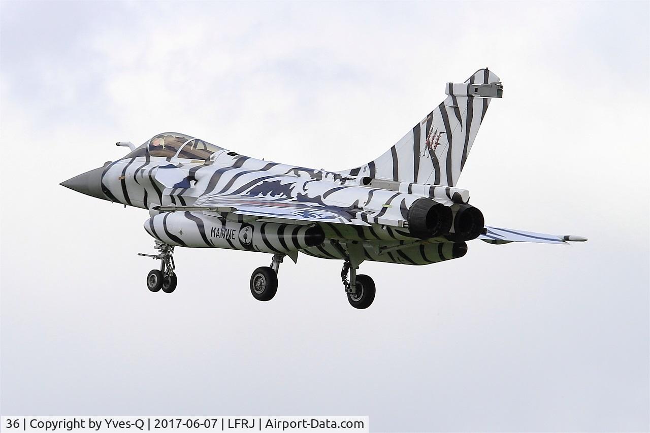 36, Dassault Rafale M C/N 36, Dassault Rafale M, On final rwy 26, Landivisiau Naval Air Base (LFRJ) Tiger Meet 2017