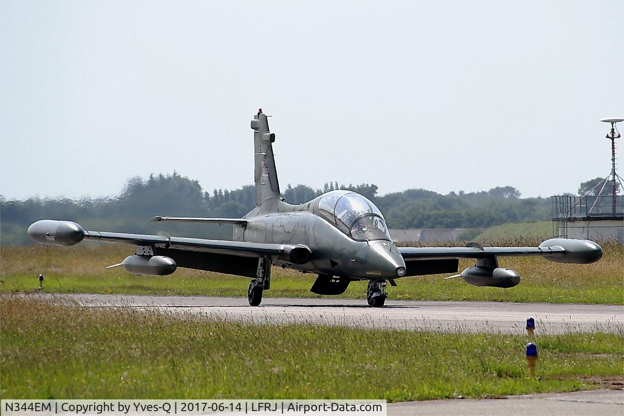 N344EM, 1991 Aermacchi MB-339CB C/N 6801/174, Aermacchi MB-339CB, Taxiing, Landivisiau Naval Air Base (LFRJ) Tiger Meet 2017