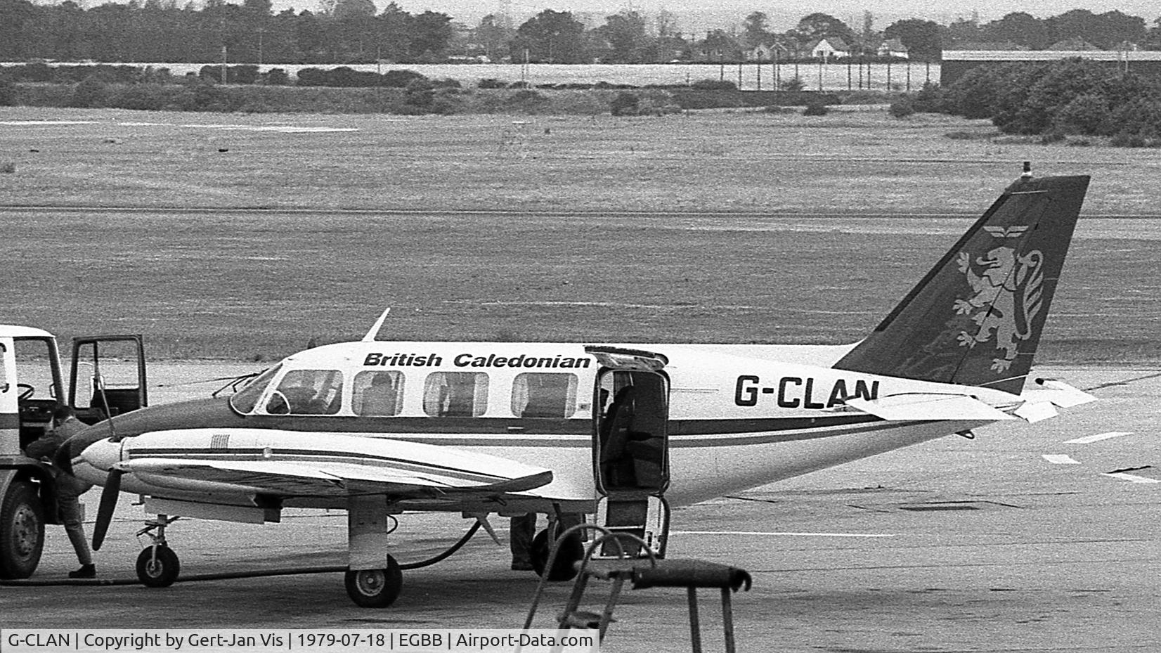 G-CLAN, 1972 Piper PA-31-350 Chieftain C/N 31-7852052, On the ramp at Birmingham Airport
