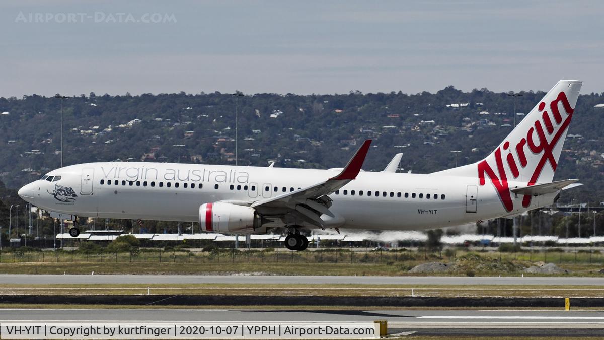 VH-YIT, 2012 Boeing 737-8FE C/N 38717, Boeing 737-8FE cn 38717-4194 Virgin Australia VH-YIT YPPH 07/10/2020.