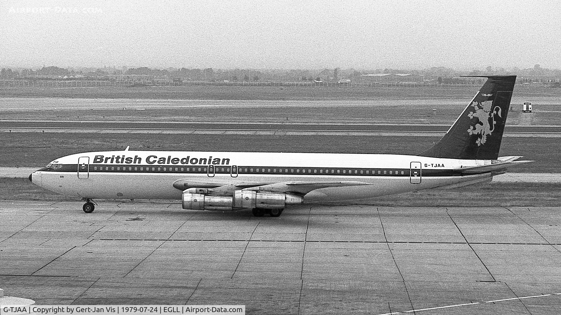 G-TJAA, 1960 Boeing 707-139B C/N 17903, Taken from the Queens Building