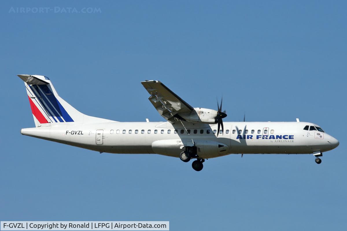 F-GVZL, 1998 ATR 72-212A C/N 553, at cdg
