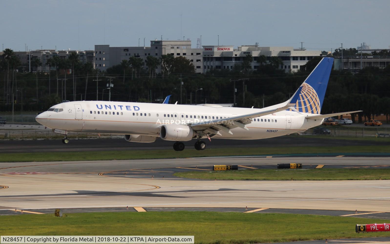 N28457, 2012 Boeing 737-924/ER C/N 41744, United 737-924