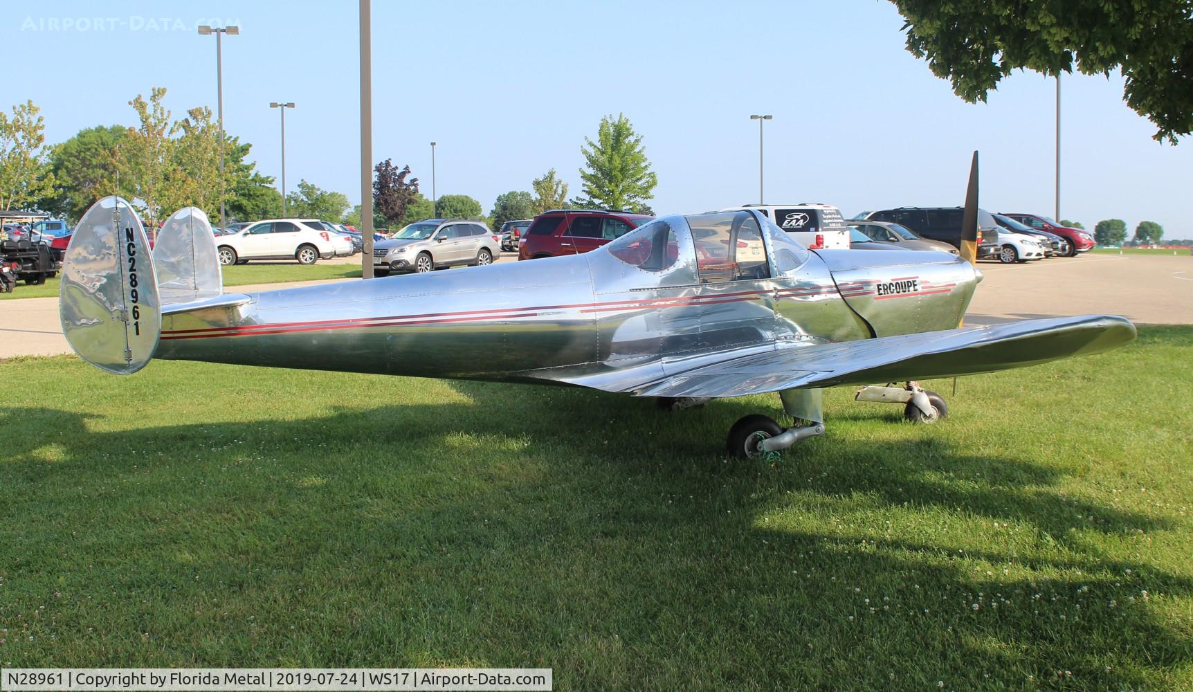 N28961, 1941 Erco 415C Ercoupe C/N 57, Erco 415C