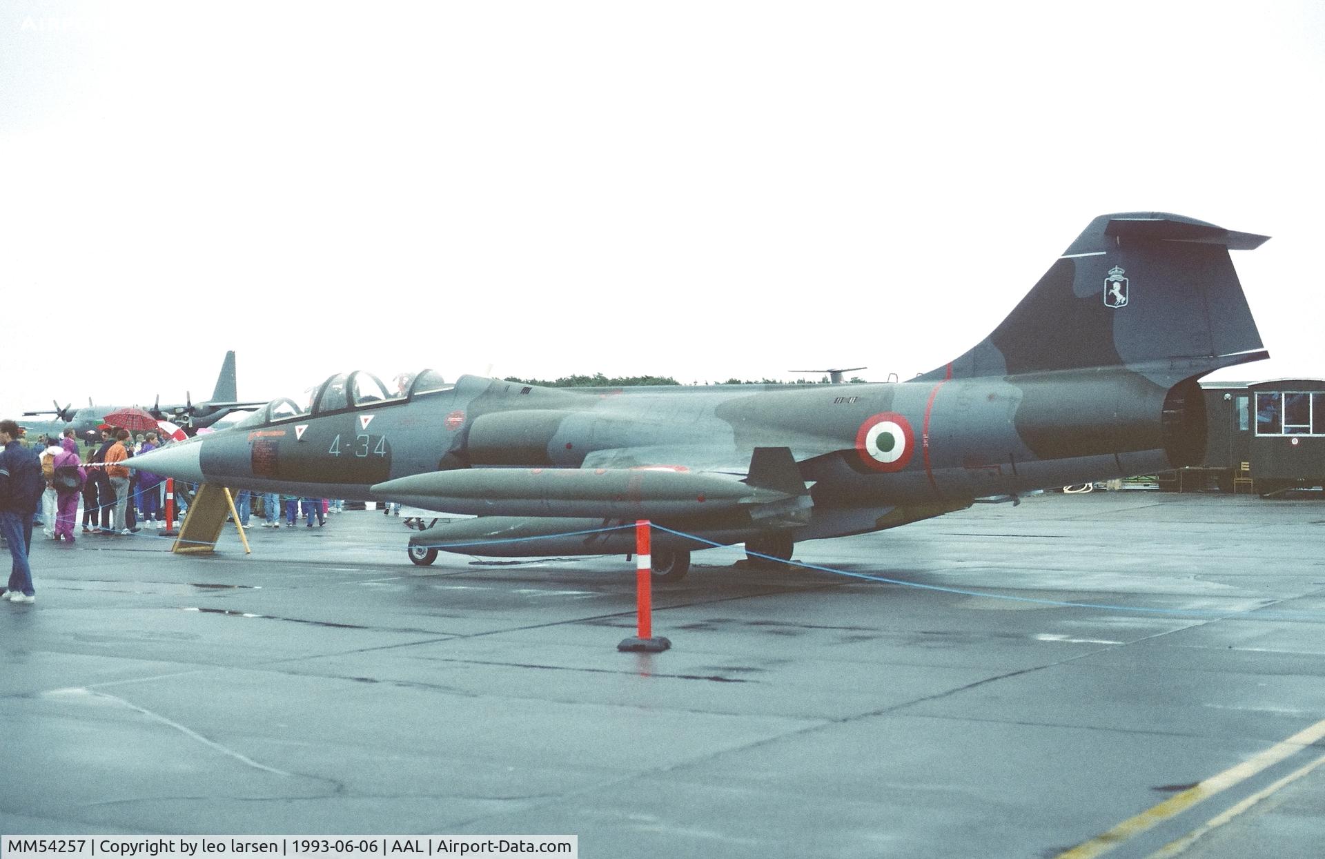 MM54257, 1969 Fiat/Lockheed TF-104G C/N 583H-5208, Aalborg 6.6.1993