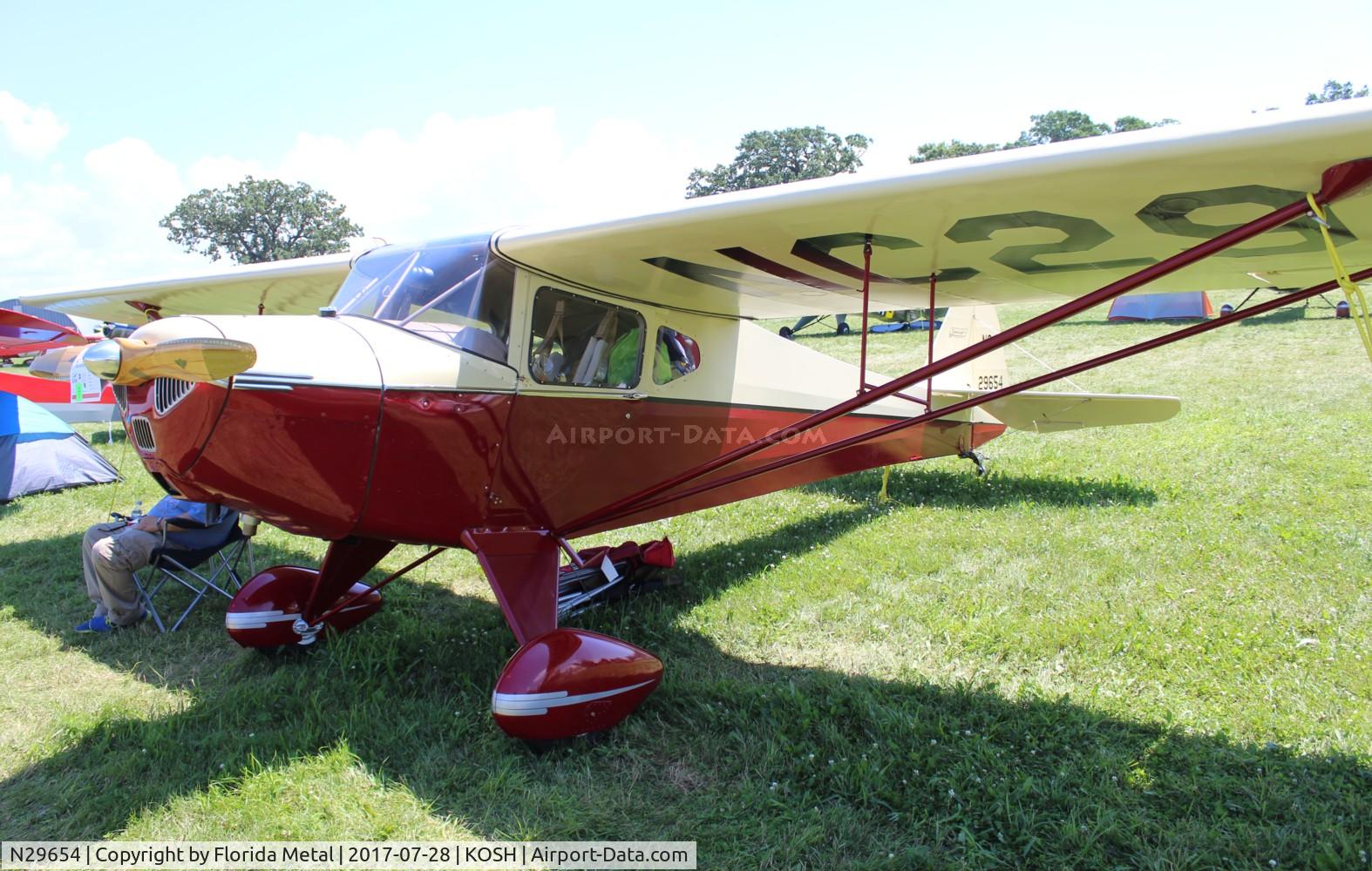 N29654, 1941 Taylorcraft BC12-65 C/N 2542, Taylorcraft BC12