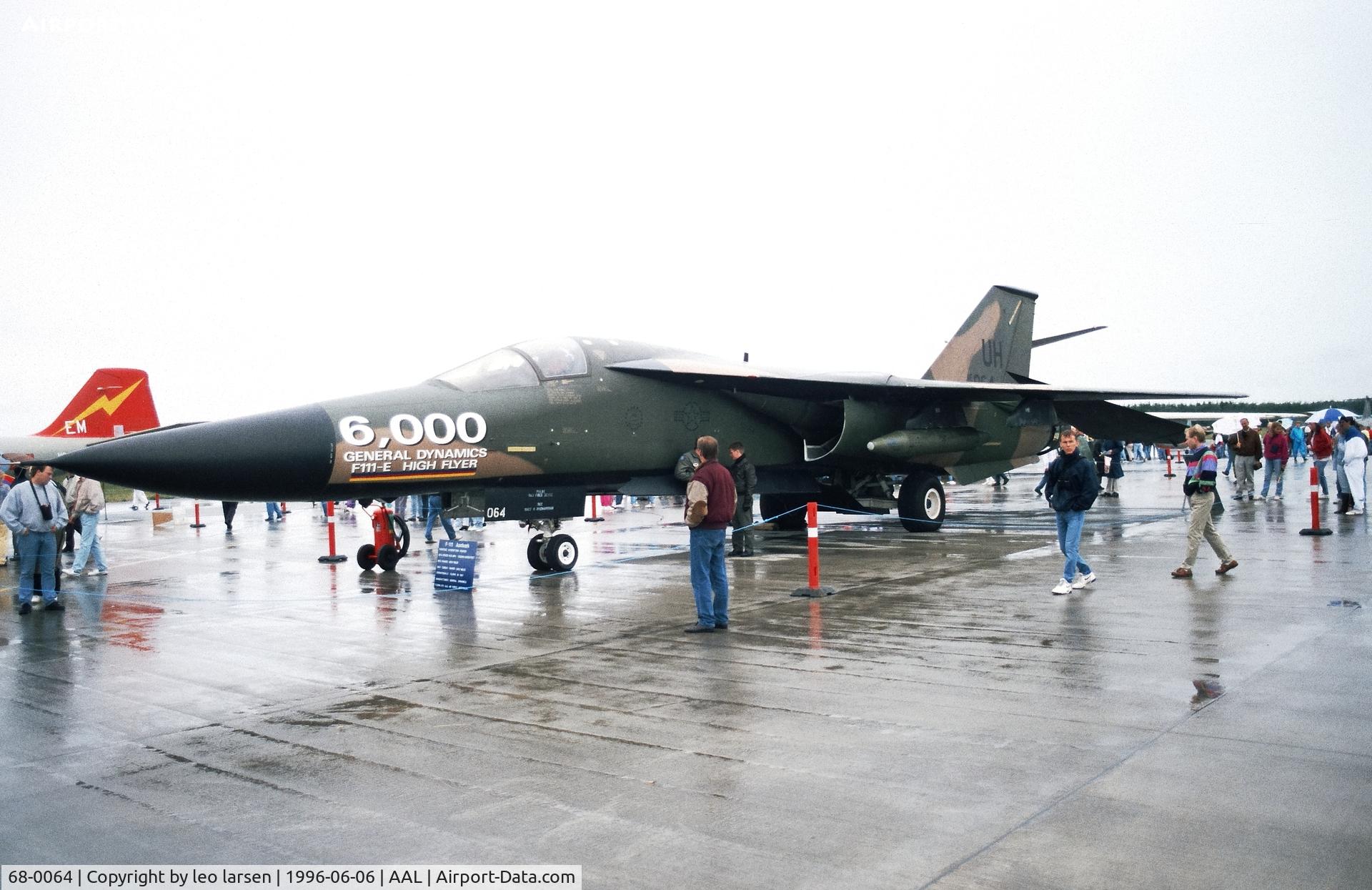68-0064, 1968 General Dynamics F-111E Aardvark C/N A1-233, Aalborg 6.6.1993