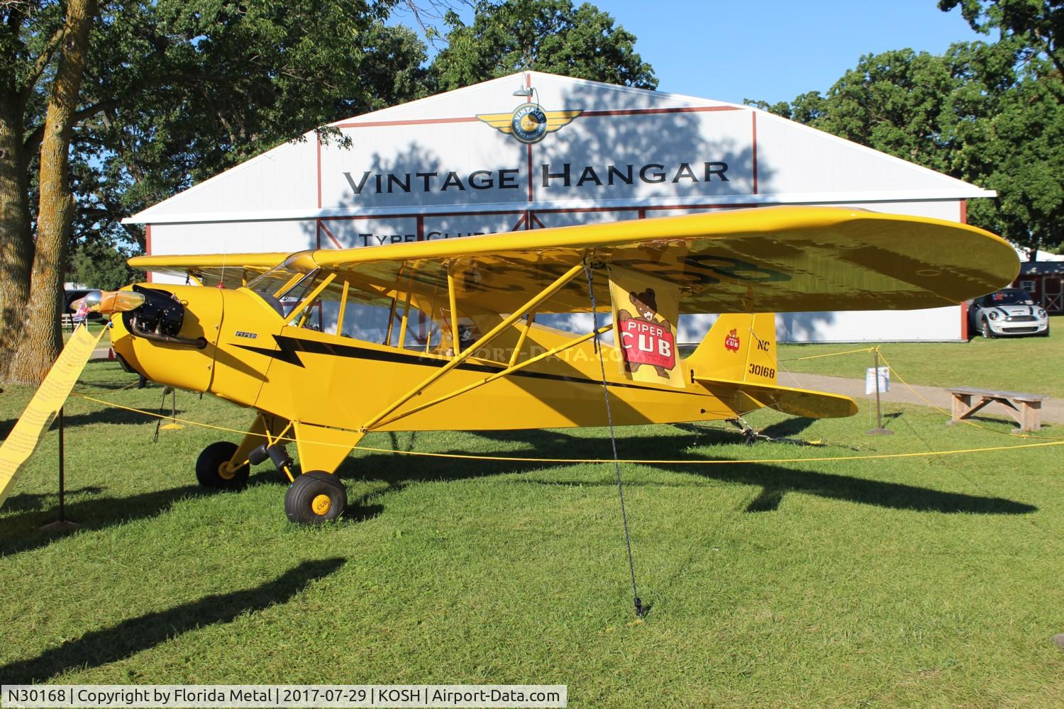 N30168, 1956 Piper J3C-65 Cub Cub C/N 13068, Piper J3 Cub