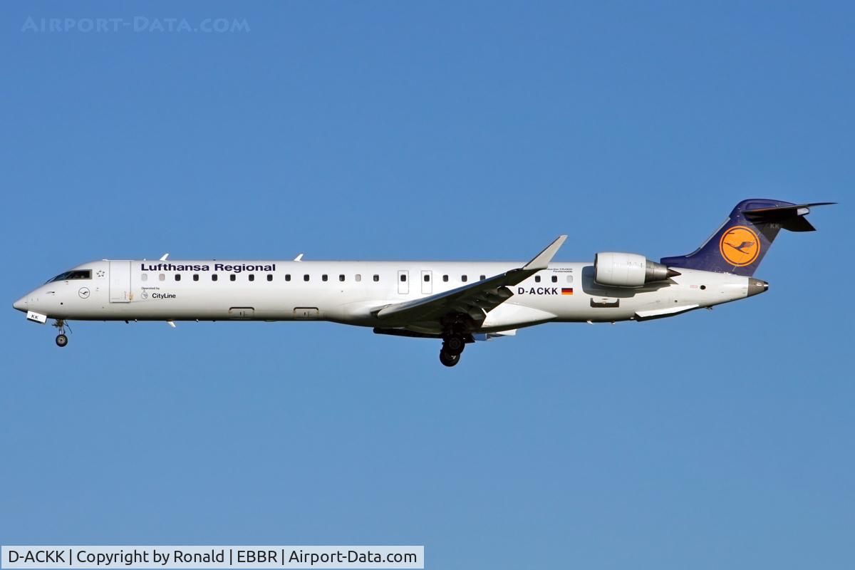 D-ACKK, 2006 Bombardier CRJ-900LR (CL-600-2D24) C/N 15094, at bru