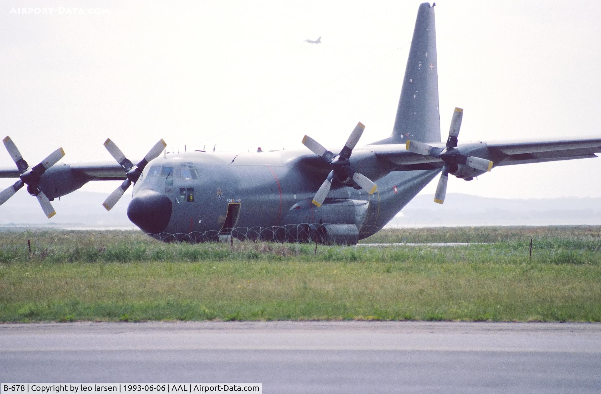 B-678, 1973 Lockheed C-130H Hercules C/N 382-4572, Aalborg 6.6.1993