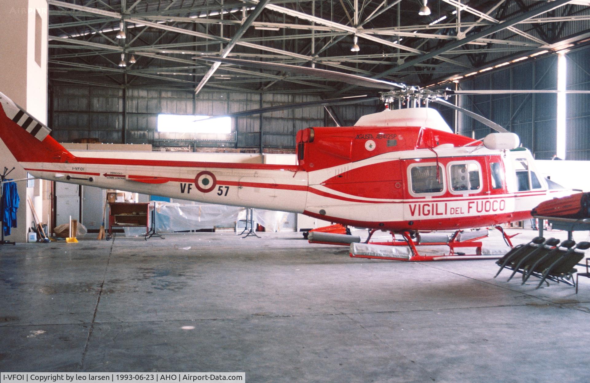 I-VFOI, Agusta AB-412SP Grifone C/N 25622, Alghero 23.6.1993