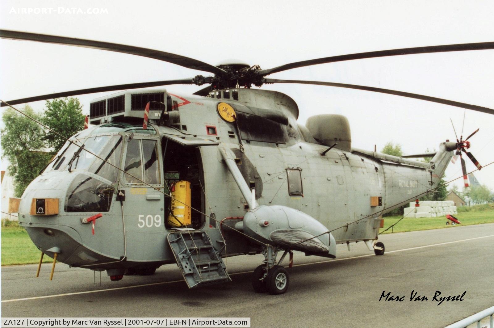 ZA127, 1980 Westland Sea King HAS.6 C/N WA888, At Koksijde Airshow 2001.