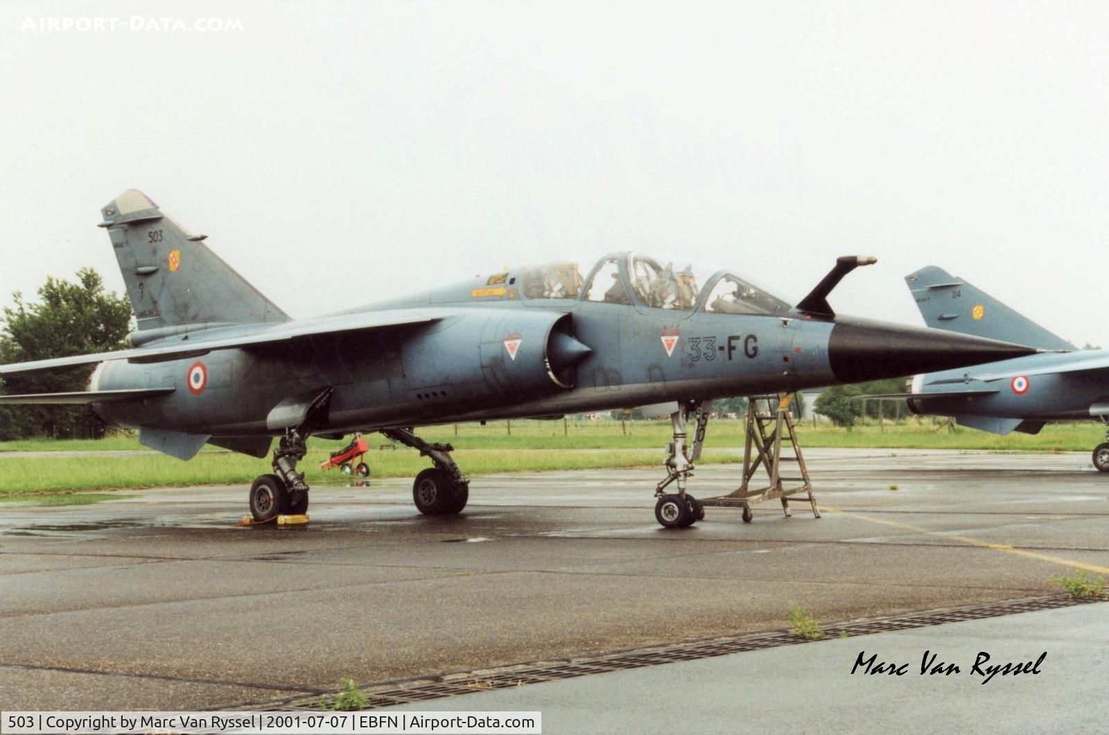 503, Dassault Mirage F.1B C/N 503, At Koksijde Airshow 2001.