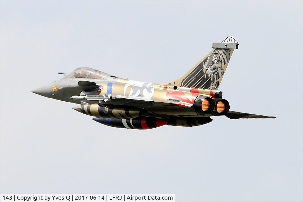 143, 2013 Dassault Rafale C C/N 143, Dassault Rafale C, Climbing from rwy 26, Landivisiau Naval Air Base (LFRJ) Tiger Meet 2017