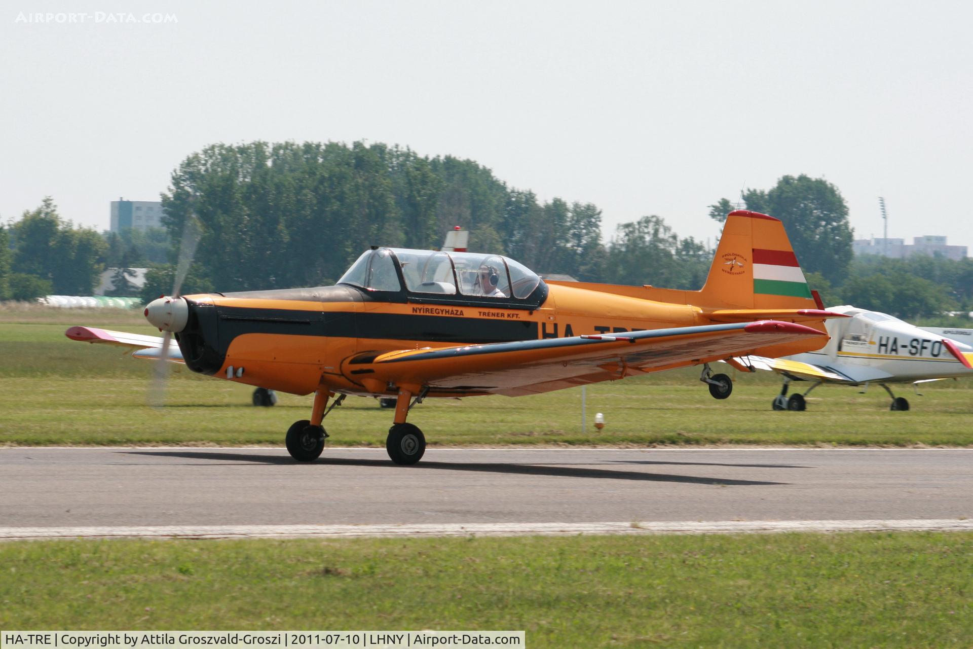 HA-TRE, Zlin Z-326 Trener Master C/N 918, LHNY - Nyíregyháza Airport, Hungary
