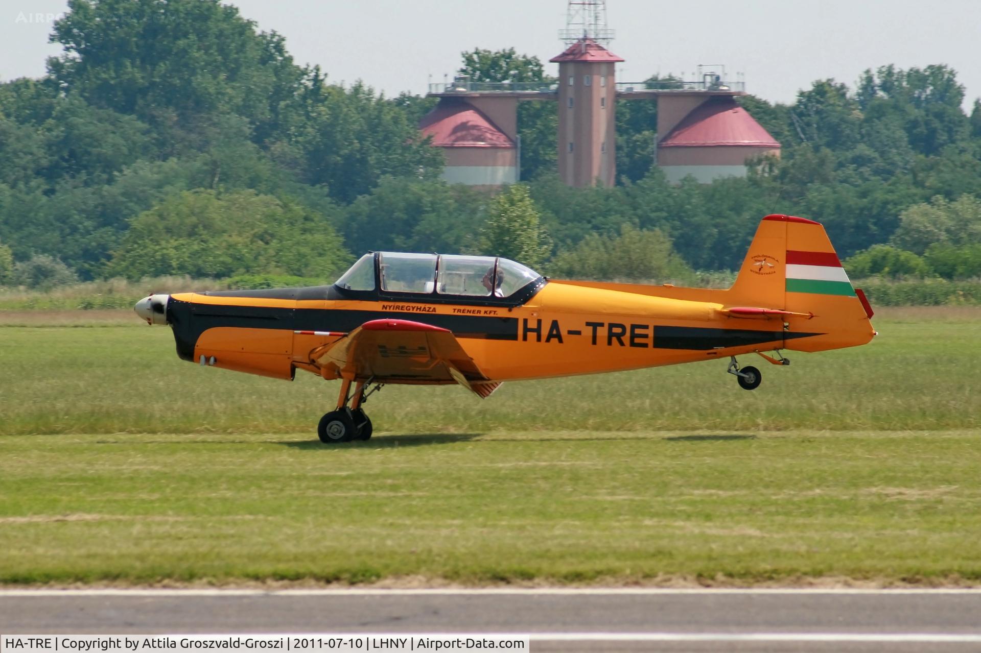 HA-TRE, Zlin Z-326 Trener Master C/N 918, LHNY - Nyíregyháza Airport, Hungary
