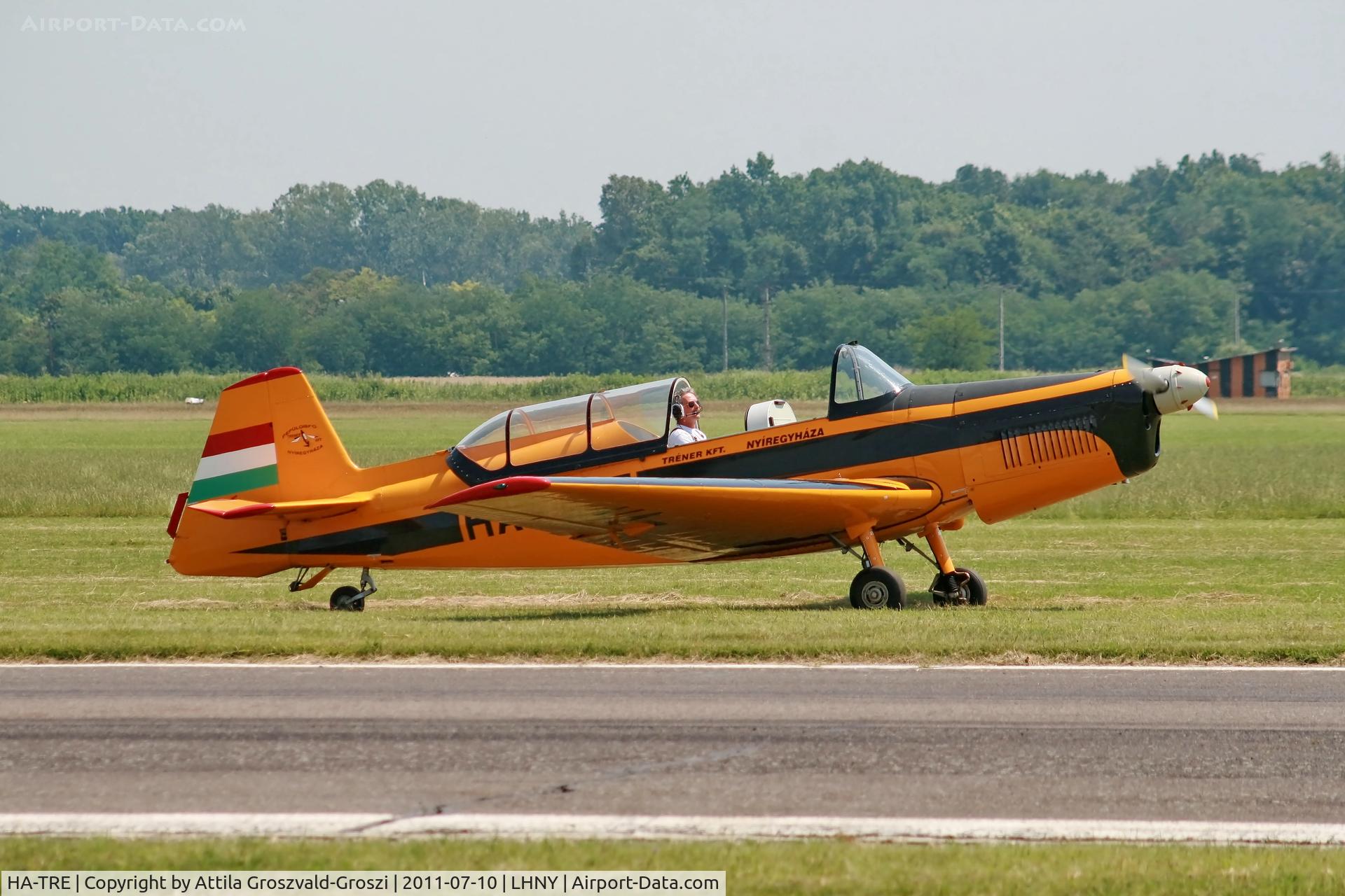 HA-TRE, Zlin Z-326 Trener Master C/N 918, LHNY - Nyíregyháza Airport, Hungary