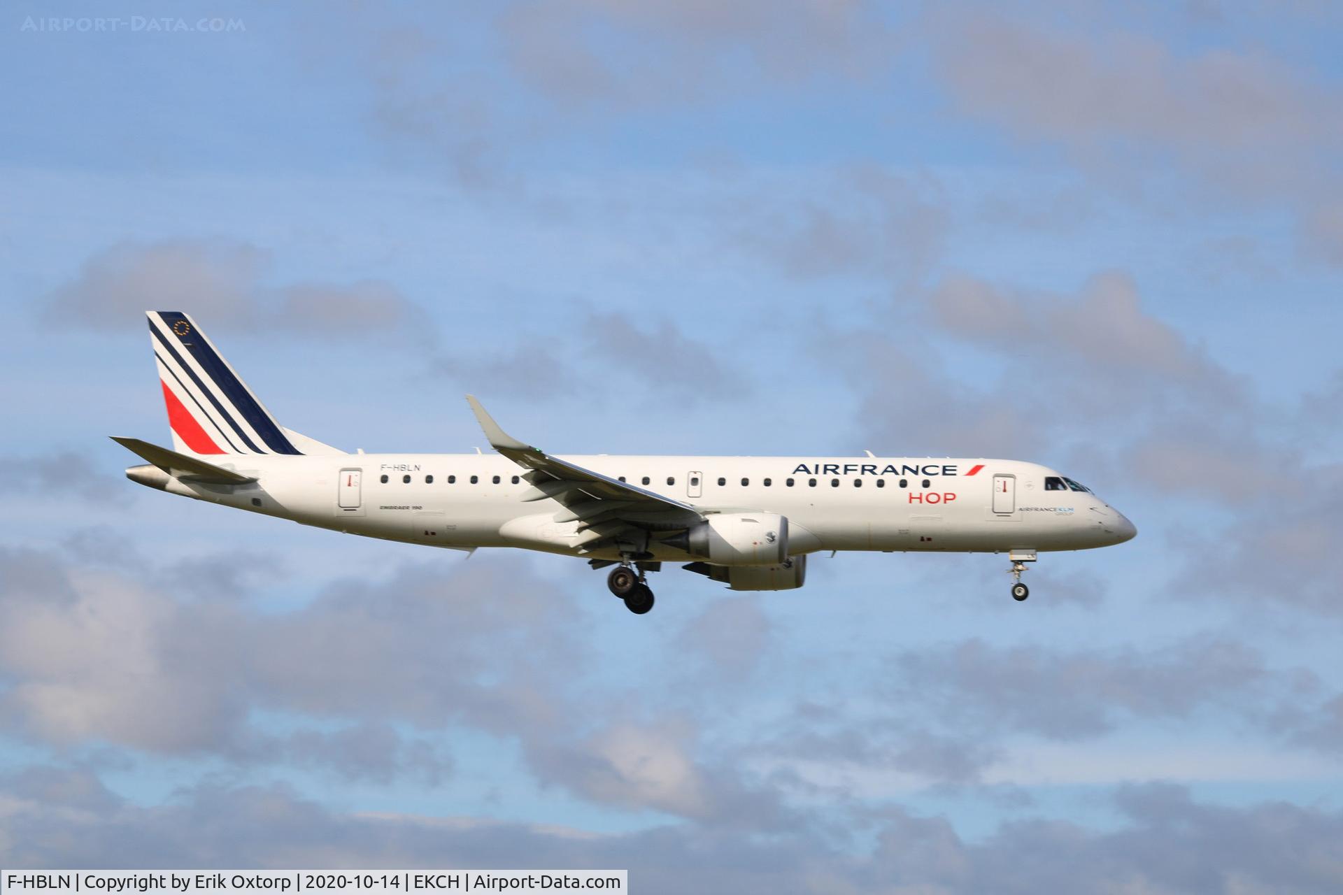 F-HBLN, 2019 Embraer 190STD (ERJ-190-100STD) C/N 19000769, F-HBLN landing rw 04R