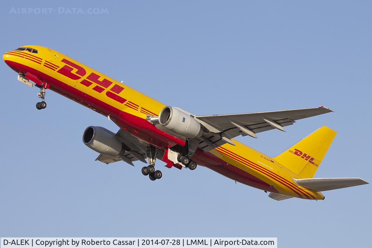 D-ALEK, 1986 Boeing 757-236/SF C/N 23533, Runway 31