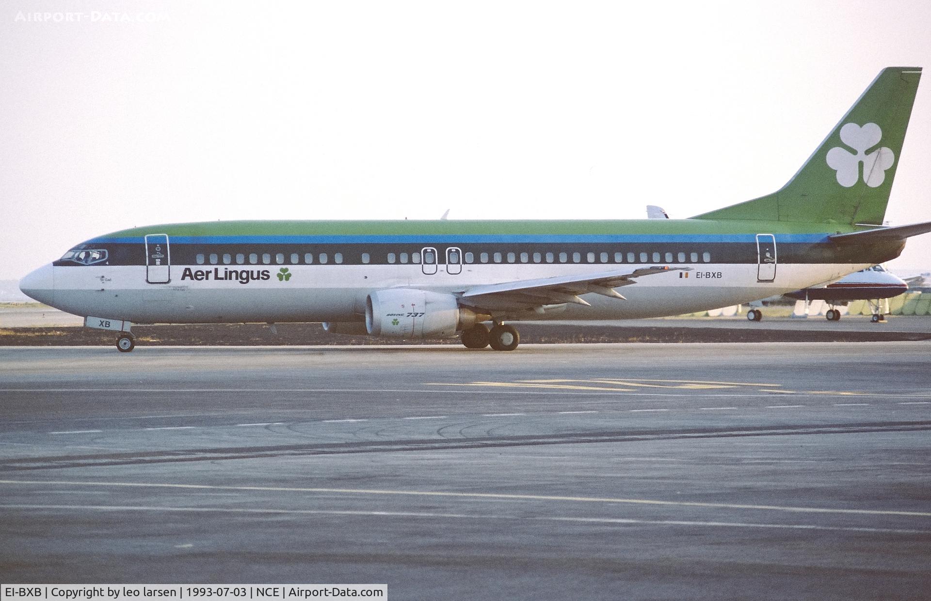 EI-BXB, 1989 Boeing 737-448 C/N 24521, Nice 3.7.1993
