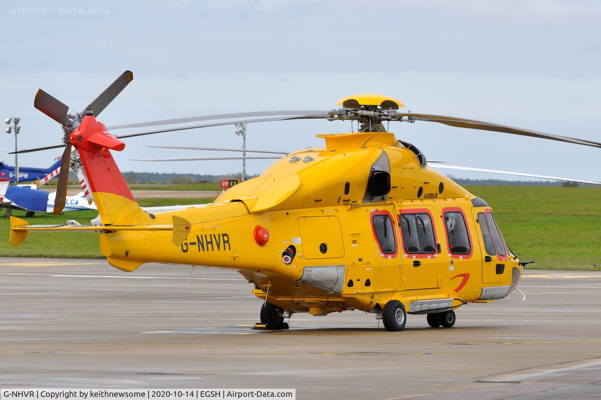 G-NHVR, 2018 Airbus Helicopters EC-175B C/N 5033, Arrived at Norwich from Den Helder.