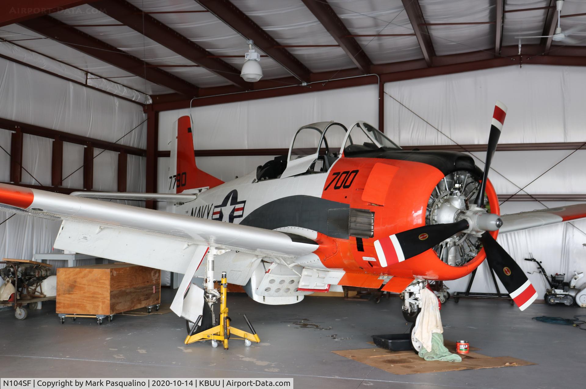 N104SF, 1954 North American T-28B Trojan C/N 200-153 (137790), North American T-28B