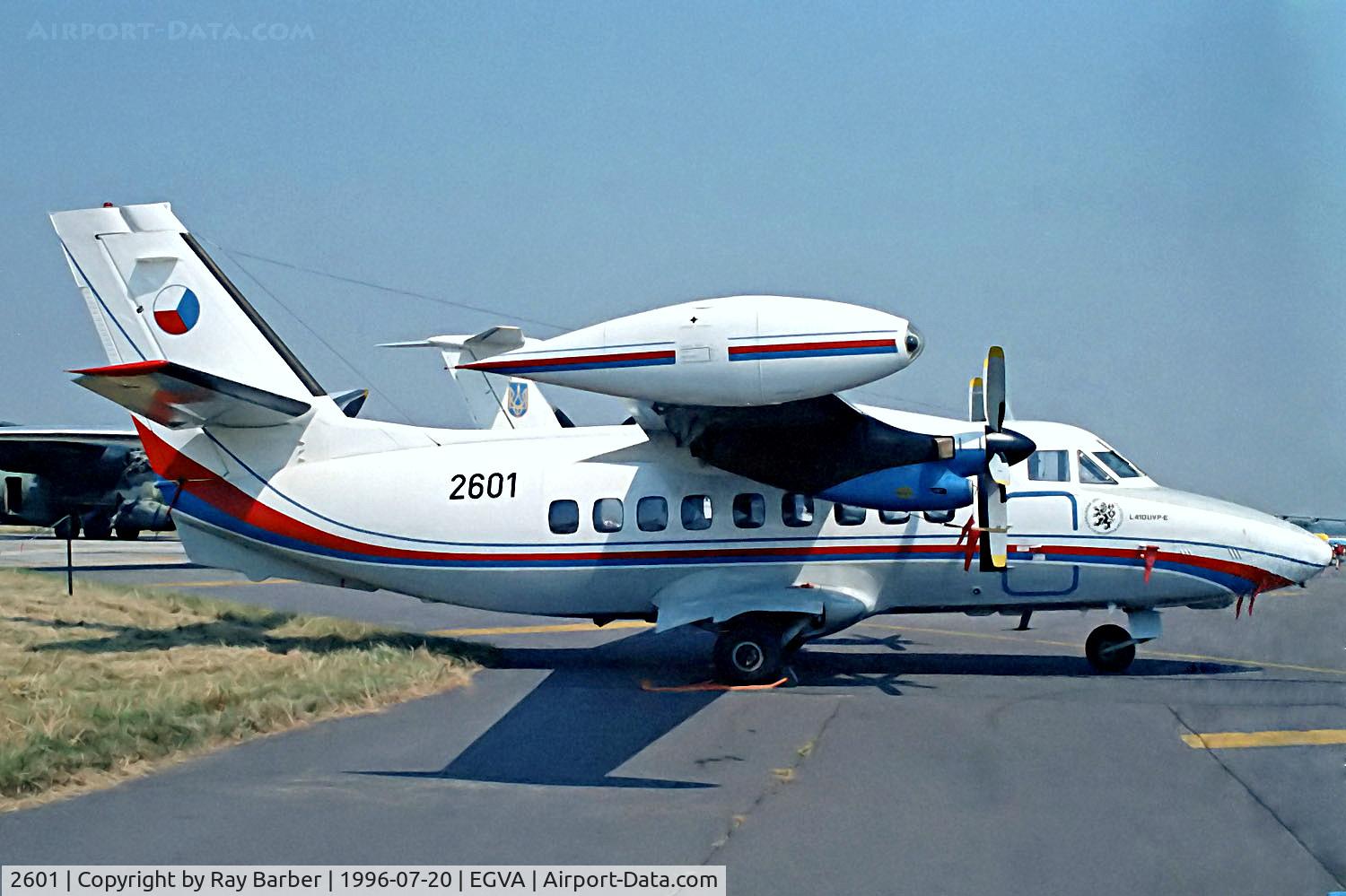 2601, Let L-410UVP-E Turbolet C/N 912601, 2601   Let L-410 UVP-E Turbolet [912601] (Czech Air Force) RAF Fairford~G 20/07/1996