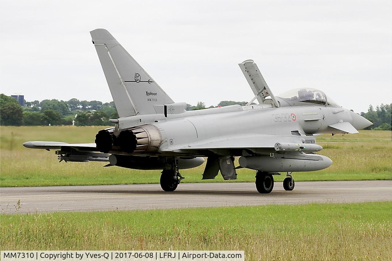 MM7310, Eurofighter EF-2000 Typhoon S C/N IS042, Eurofighter EF-2000 Typhoon S, Taxiing to flight line, Landivisiau Naval Air Base (LFRJ) Tiger Meet 2017