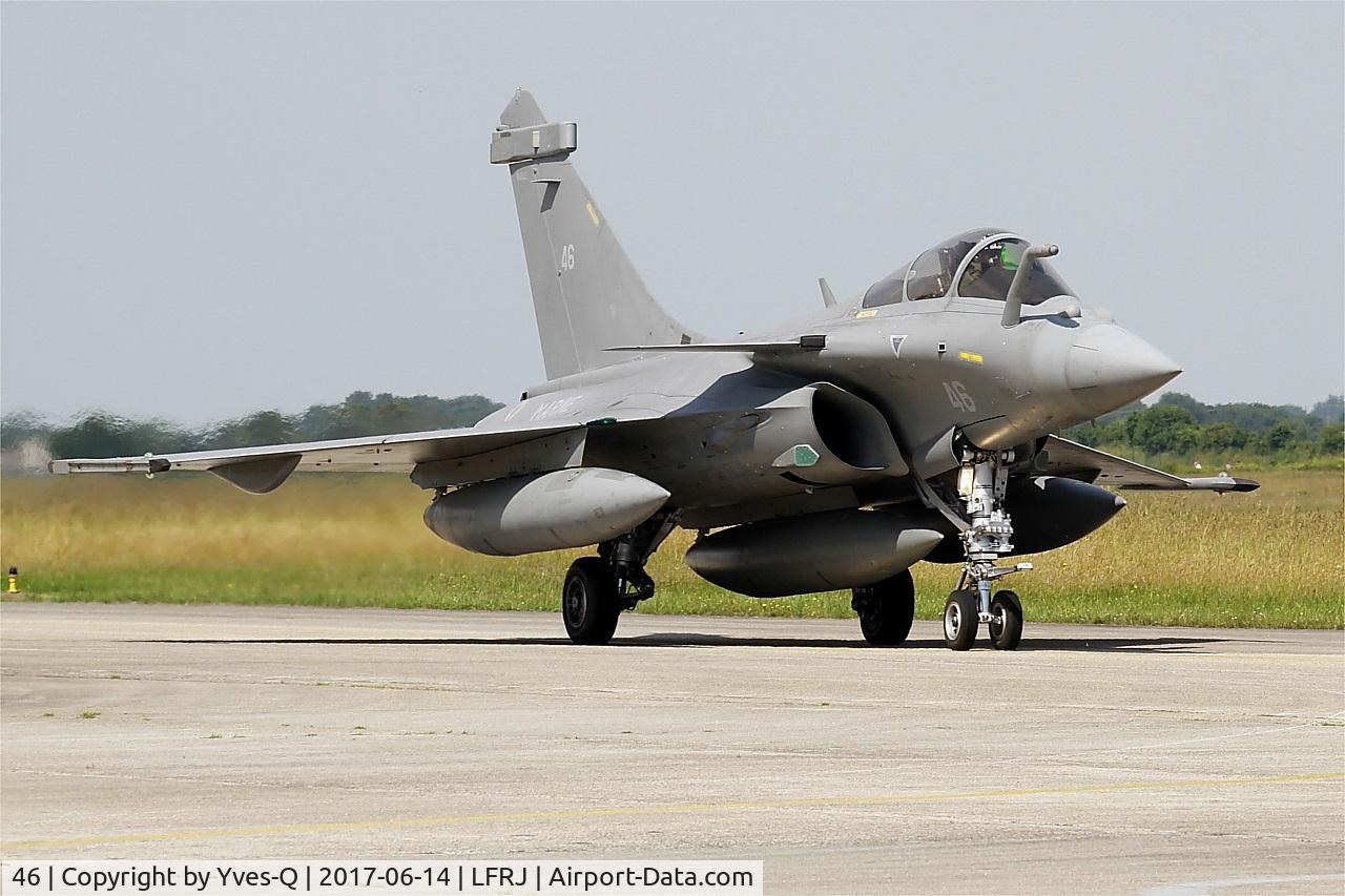 46, 2016 Dassault Rafale M C/N 46, Dassault Rafale M, Taxiing to flight line, Landivisiau naval air base (LFRJ) Tiger Meet 2017