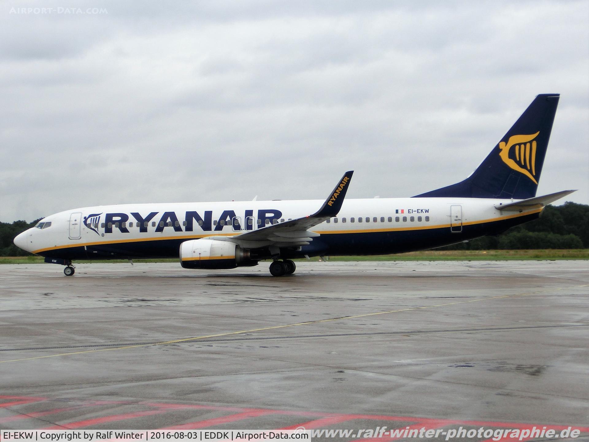 EI-EKW, 2010 Boeing 737-8AS C/N 38506, Boeing 737-8AS(W) - FR RYF Ryanair - 38506 - EI-EKW - 03.08.2016 - CGN
