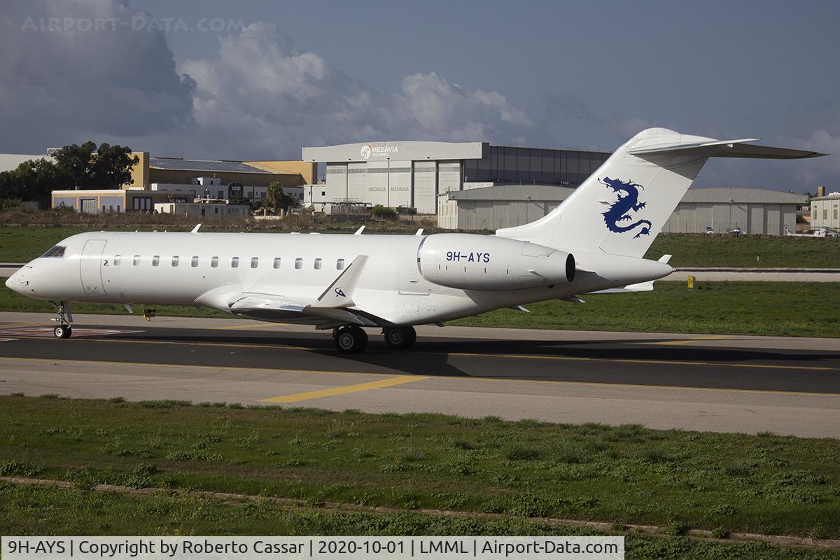 9H-AYS, 2001 Bombardier BD-700-1A10 Global Express C/N 9094, Charlie