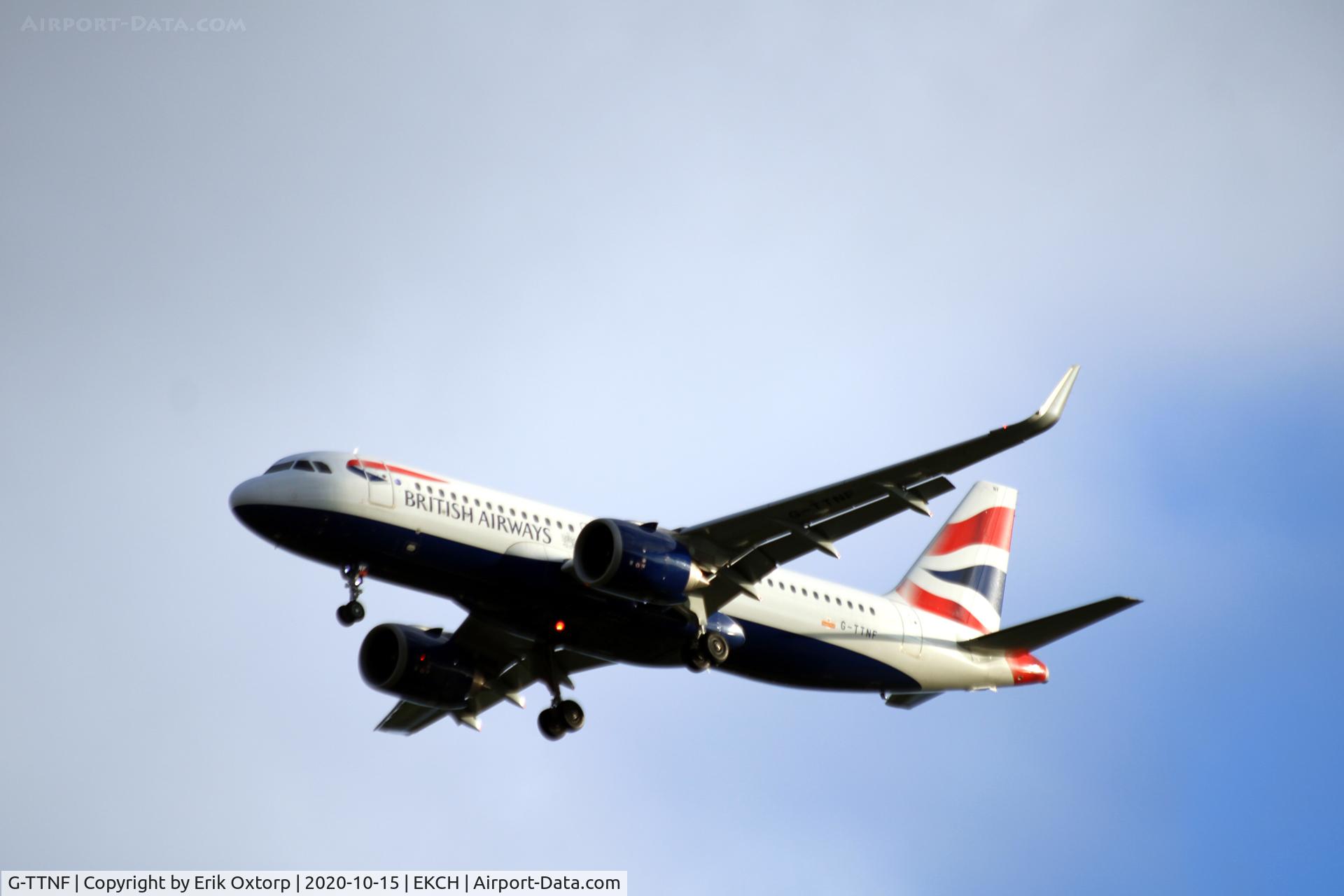 G-TTNF, 2018 Airbus A320-251N C/N 8408, G-TTNF landing rw 04R