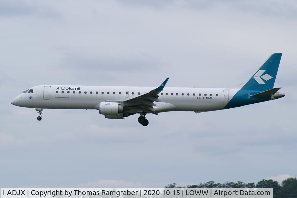 I-ADJX, 2009 Embraer 195LR (ERJ-190-200LR) C/N 19000305, Air Dolomiti Embraer 195