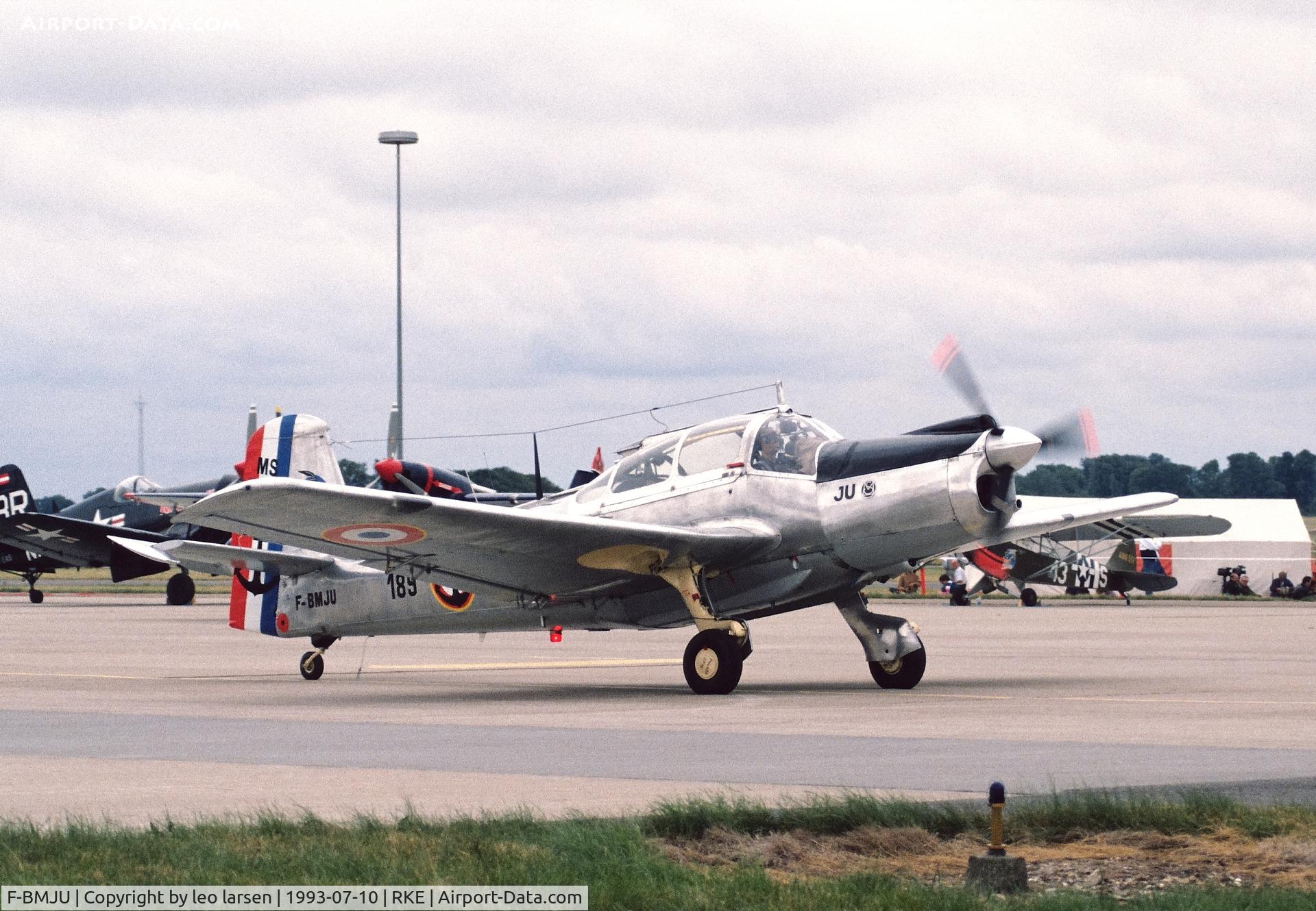 F-BMJU, Morane-Saulnier MS-733 Alcyon C/N 189, Roskilde Air Show 10.7.1993