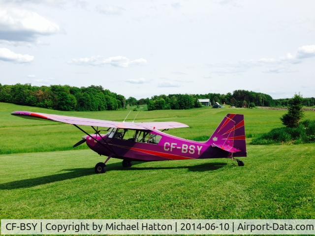 CF-BSY, 1972 Bellanca 7GCBC C/N 387 72, Taxiing at CNC4 for takeoff