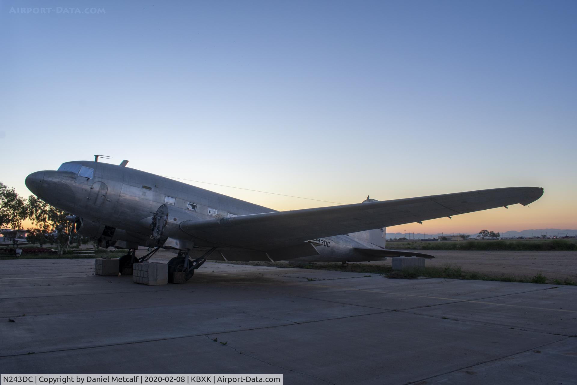 N243DC, Douglas DC3C C/N 9247, Lauridsen Aviation Museum February 8th, 2020