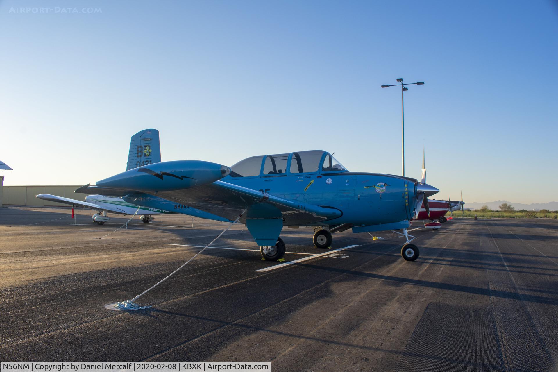 N56NM, 1955 Beech T-34A Mentor C/N G-759, Buckeye Air Fair 2020/Copperstate Fly-In February 8th, 2020