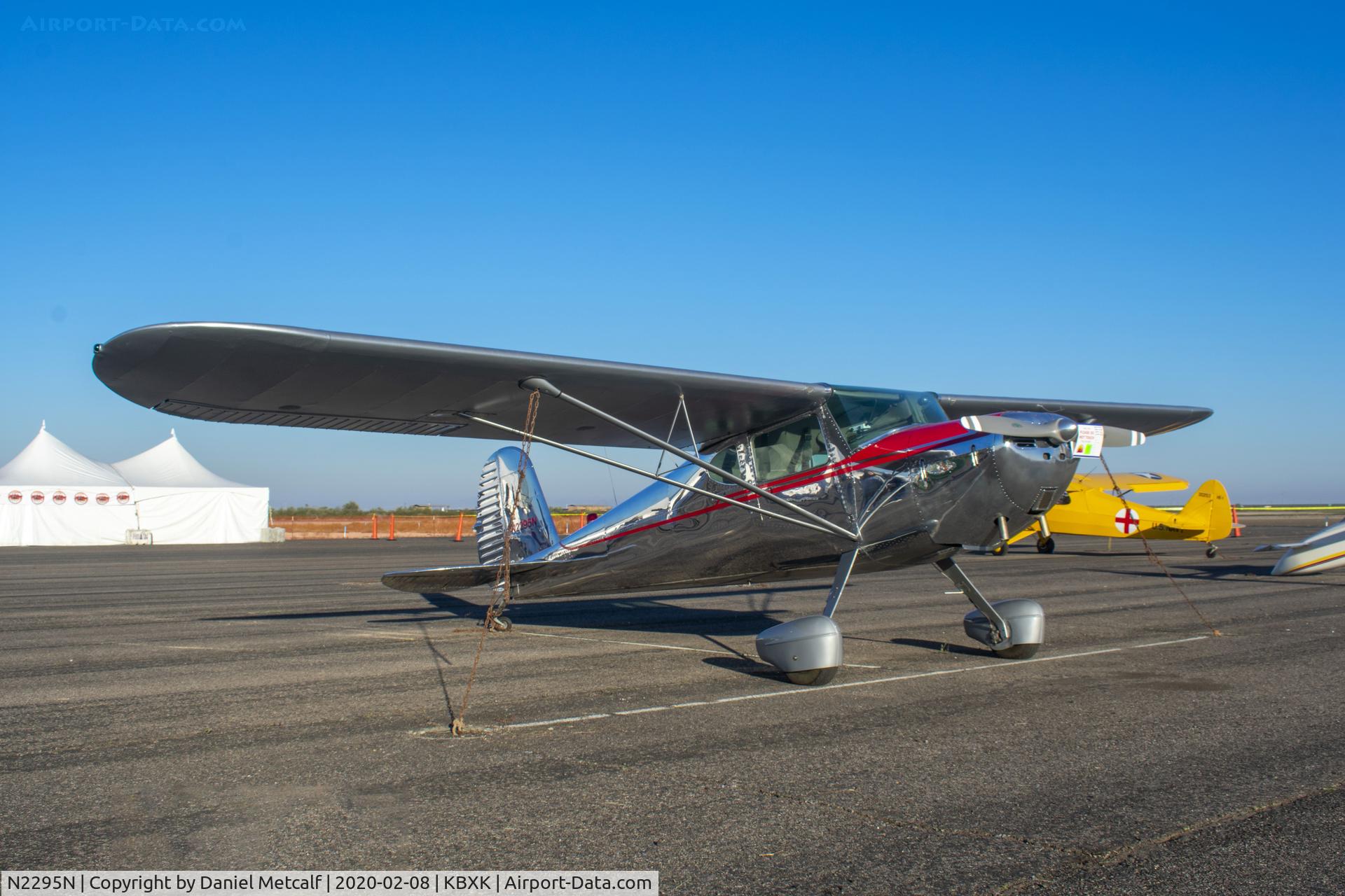 N2295N, 1947 Cessna 120 C/N 12535, Buckeye Air Fair 2020/Copperstate Fly-In February 8th, 2020
