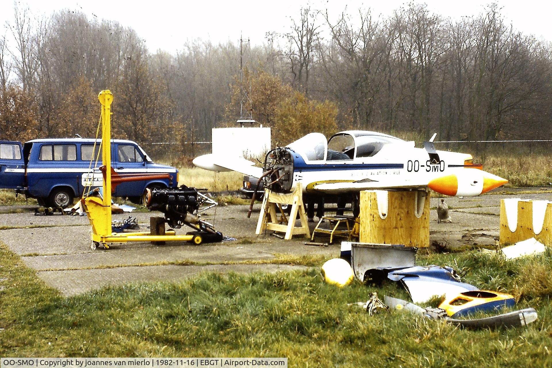 OO-SMO, 1971 SIAI-Marchetti SF-260 C/N 2-53, Landed short due to fuel starvatation...Dismanteled on the spot for transport by road towards its homebase where it was restored. It was put back in service but crashed again years later with fatal outcome...