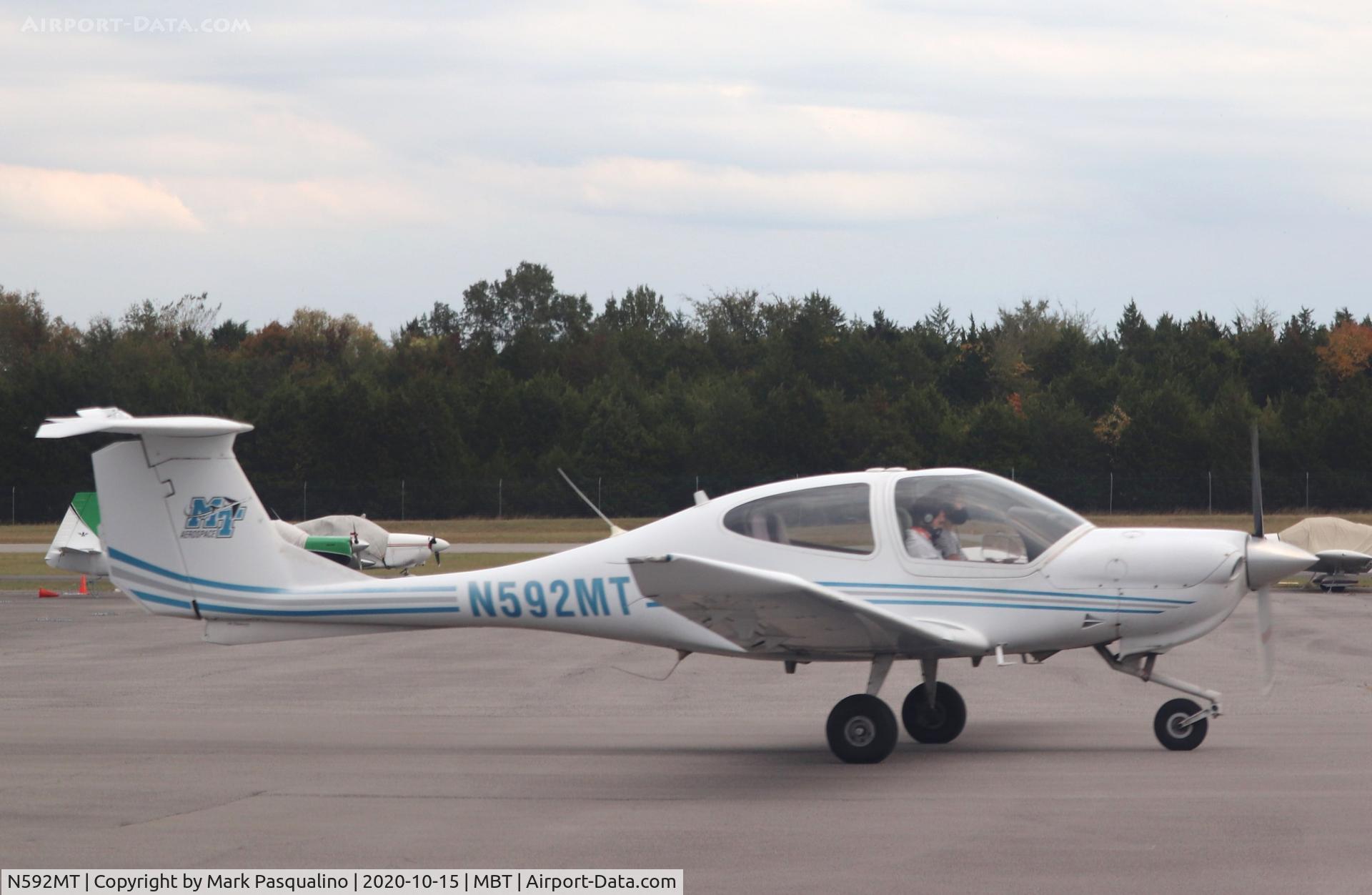 N592MT, 2008 Diamond DA-40 Diamond Star C/N 40.981, Diamond DA 40