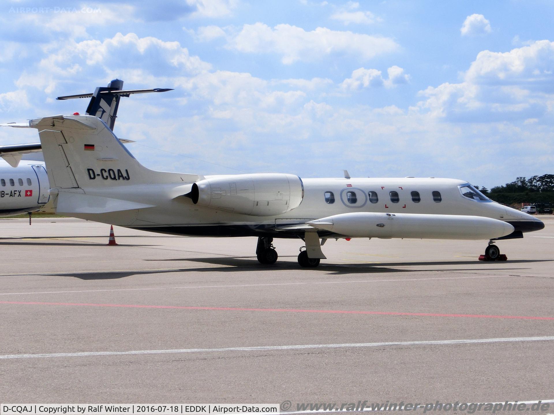 D-CQAJ, 1981 Gates Learjet 35A C/N 35A-421, Gates Learjet 35A - QAJ Quick Air Jet Charter - 35-421 - D-CQAJ - 18.07.2016 - CGN