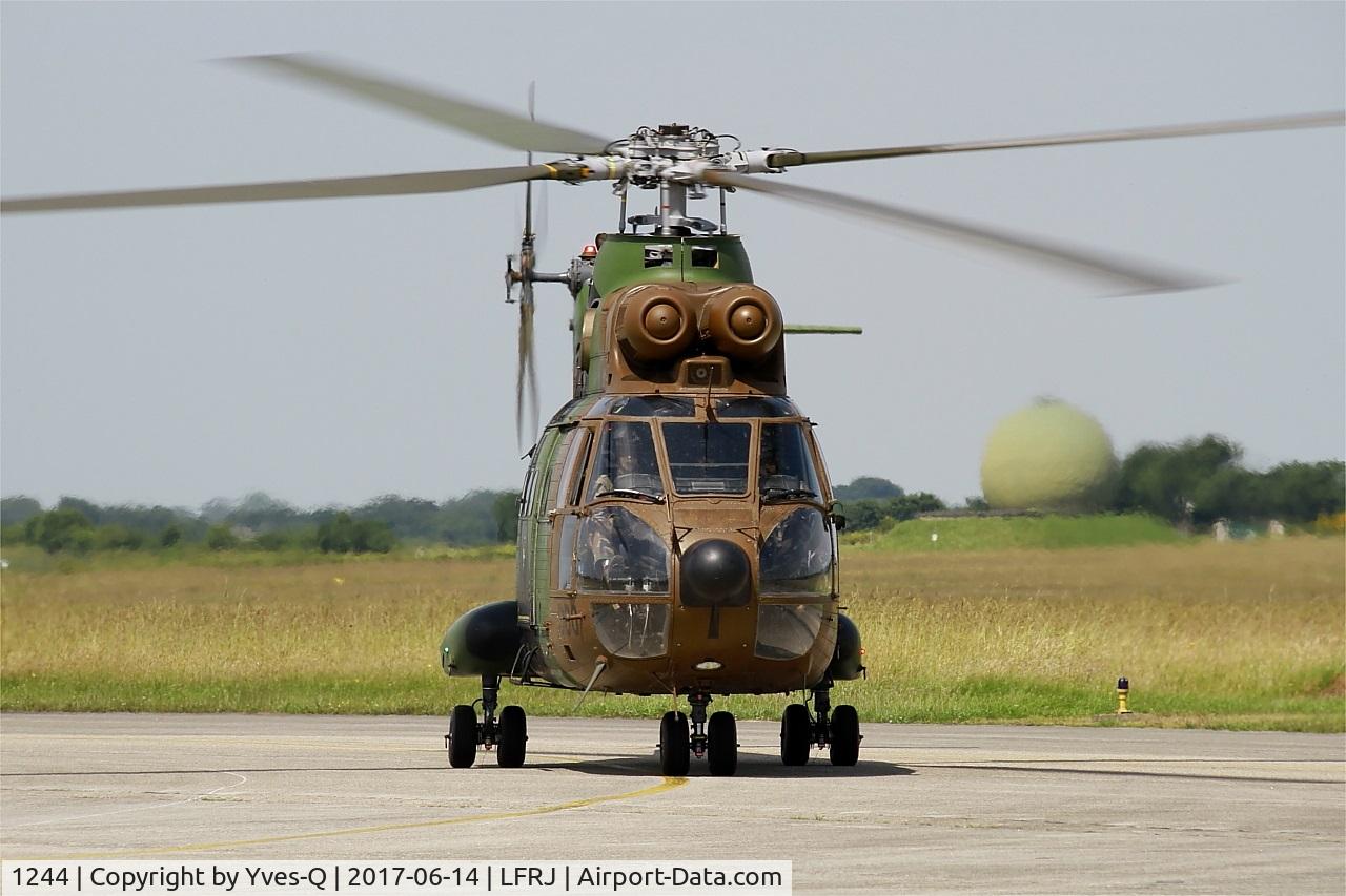 1244, Aérospatiale SA-330B Puma C/N 1244, Aérospatiale SA-330B Puma, Taxiing to flight line, Landivisiau Naval Air Base (LFRJ) Tiger Meet 2017