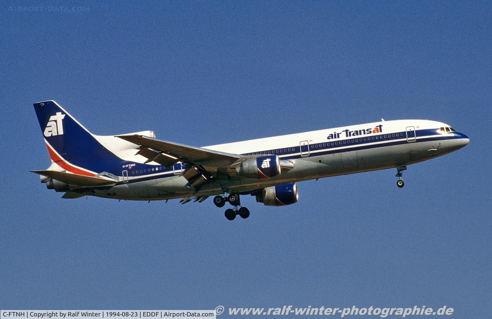 C-FTNH, 1973 Lockheed L-1011-385-1-14 TriStar 150 C/N 193E-1049, Lockheed L-1011-150 Tristar - TS TSC Air Transat - 193E-1049 - CFTNH - 1994 - FRA
